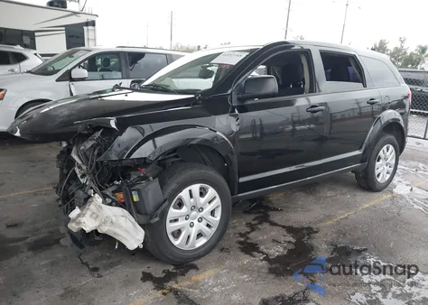 2015 Dodge Journey American Value Pkg from USA, damaged, VIN 3C4PDCAB3FT565844